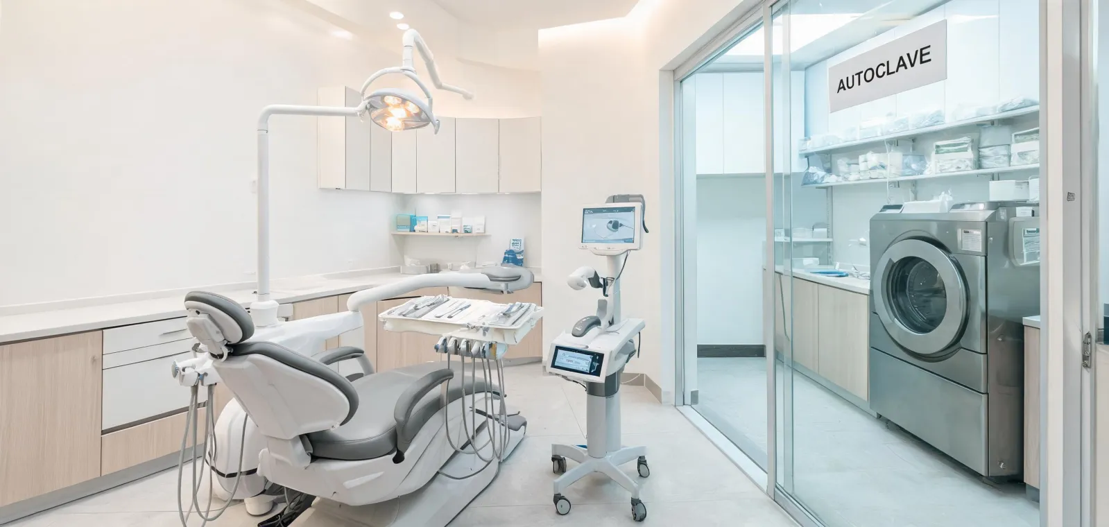 Dental operatory planning scene